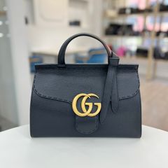 구찌 GG 마몽 스몰 탑핸들 숄더백 블랙 421890