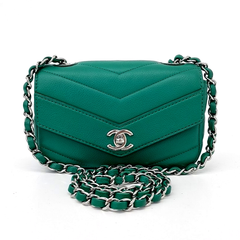 샤넬 쉐브론 체인 숄더백 A91561