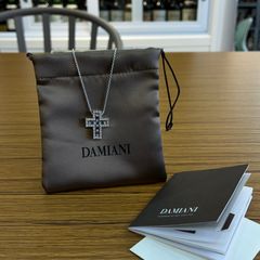 (25년구매) 다미아니 벨에포크 미듐 M 사파이어/다이아몬드 목걸이 급매