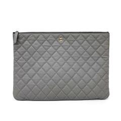 샤넬 캐비어 클러치 라지