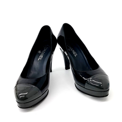 샤넬 페이던트 투톤 구두