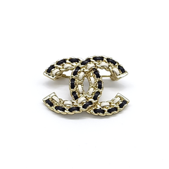 샤넬 로고 브로치