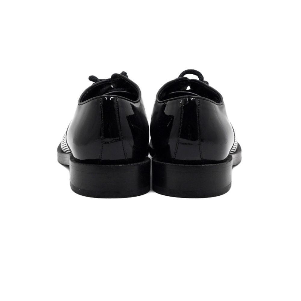 Louis Vuitton 루이비통 JIMMY CHOO(지미추) 블랙 페이던트 스터드 레이스업 옥스포드 남성 로퍼 구두aa61289 상품 이미지 6