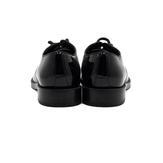Louis Vuitton 루이비통 JIMMY CHOO(지미추) 블랙 페이던트 스터드 레이스업 옥스포드 남성 로퍼 구두aa61289 상품 이미지 6