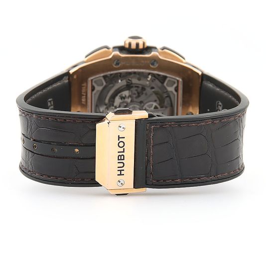 HUBLOT 위블로 스피릿 오브 빅뱅 크로노 골드 시계 (601.OX.0183.LR) 상품 이미지 3