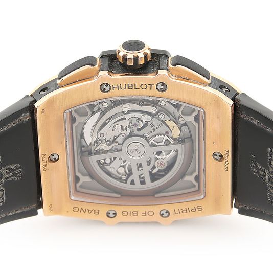 HUBLOT 위블로 스피릿 오브 빅뱅 크로노 골드 시계 (601.OX.0183.LR) 상품 이미지 5