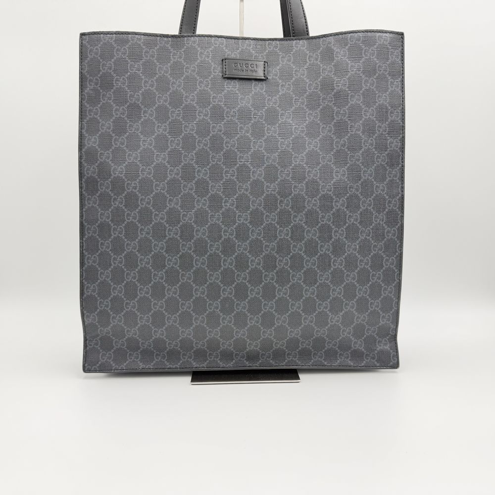 Gucci 구찌 GG 캔버스수프림 블랙 라지 토트백 숄더백 남성 495559 가방 상품 이미지 2