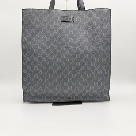 Gucci 구찌 GG 캔버스수프림 블랙 라지 토트백 숄더백 남성 495559 가방 상품 이미지 2