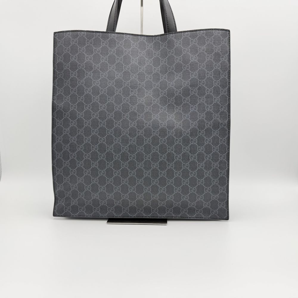 Gucci 구찌 GG 캔버스수프림 블랙 라지 토트백 숄더백 남성 495559 가방 상품 이미지 5