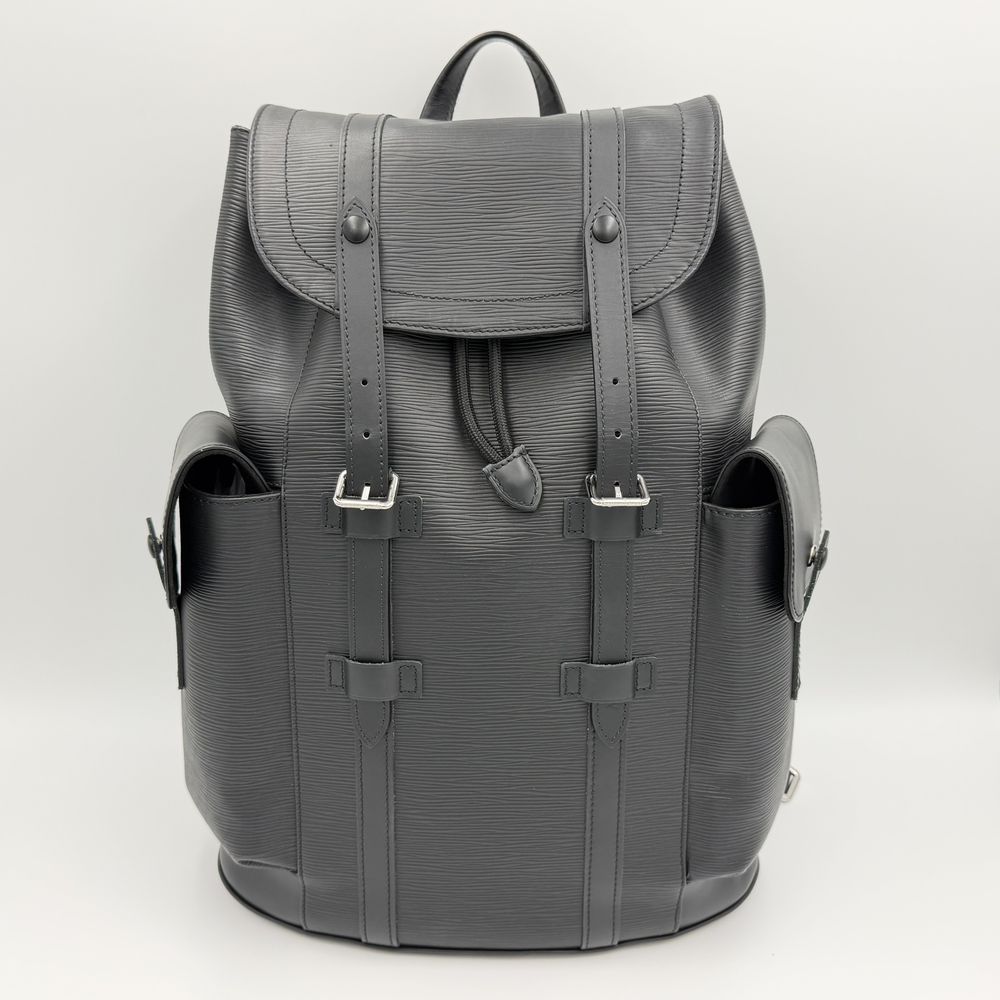 Louis Vuitton 루이비통 크리스토퍼 에삐 레더 포켓 아웃도어 남성 백팩 M50159 가방 상품 이미지 2