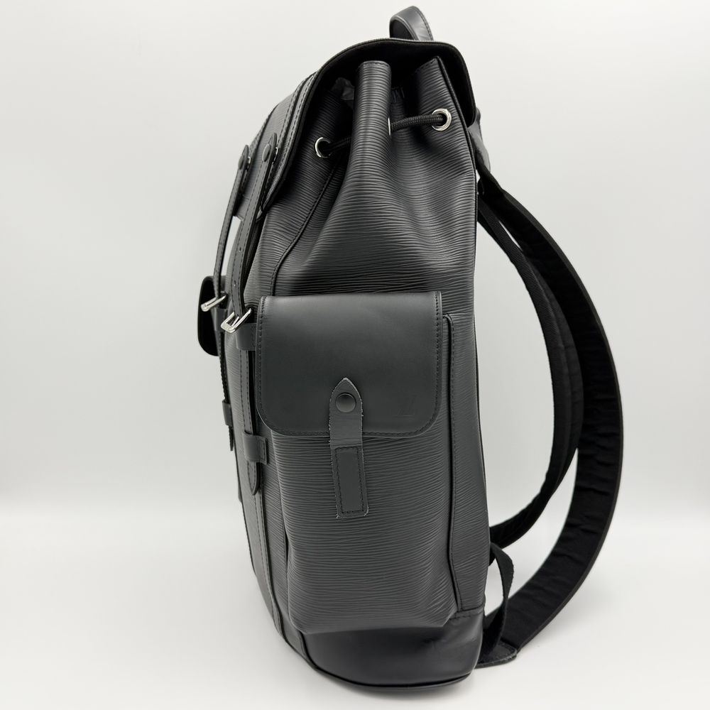 Louis Vuitton 루이비통 크리스토퍼 에삐 레더 포켓 아웃도어 남성 백팩 M50159 가방 상품 이미지 3