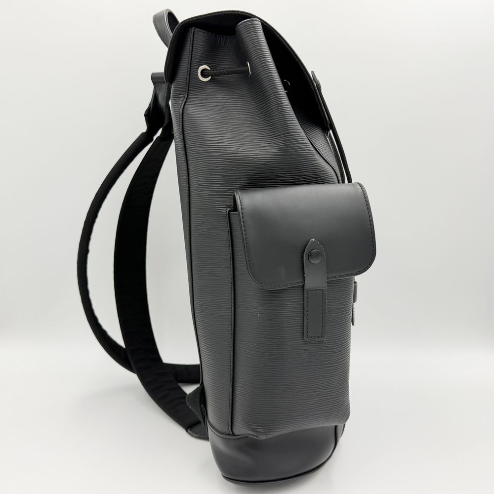 Louis Vuitton 루이비통 크리스토퍼 에삐 레더 포켓 아웃도어 남성 백팩 M50159 가방 상품 이미지 4