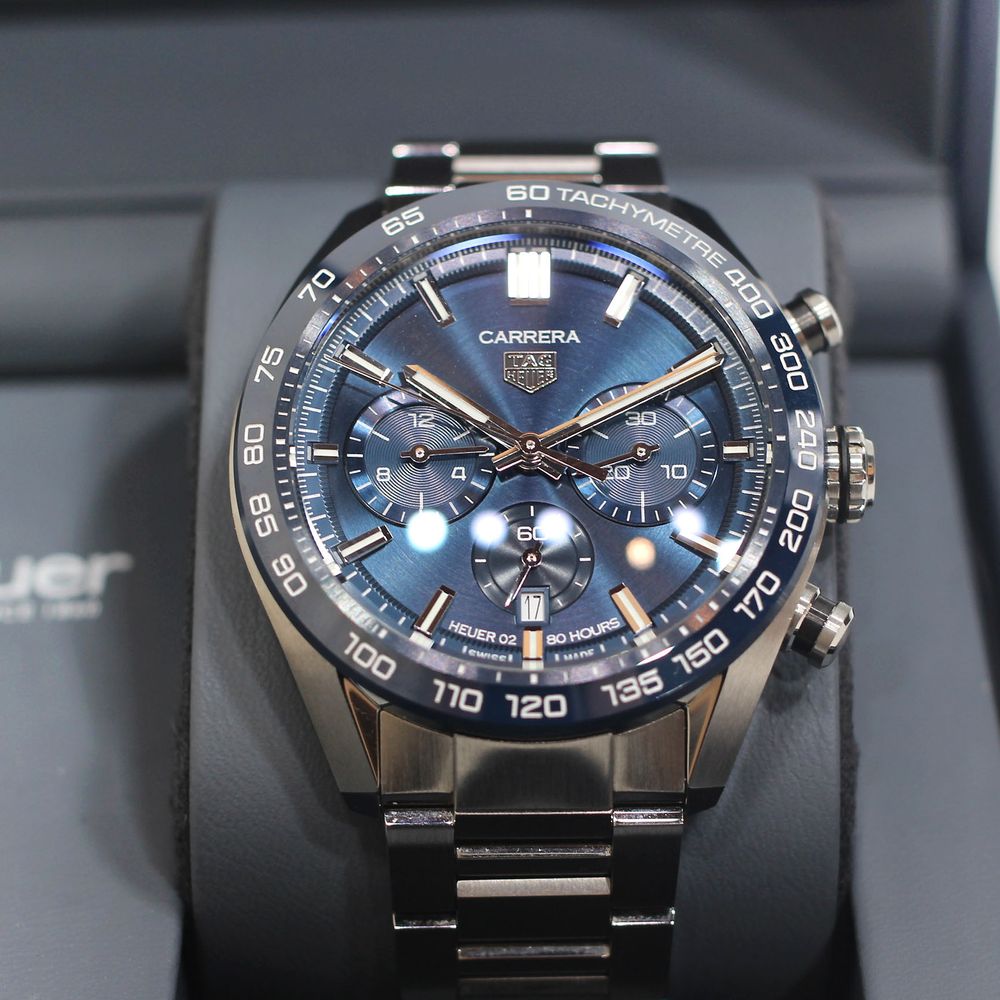 Tagheuer 태그호이어 까레라 크로노그래프 44mm 오토매틱 CBN2A1A.BA0643 상품 이미지 2