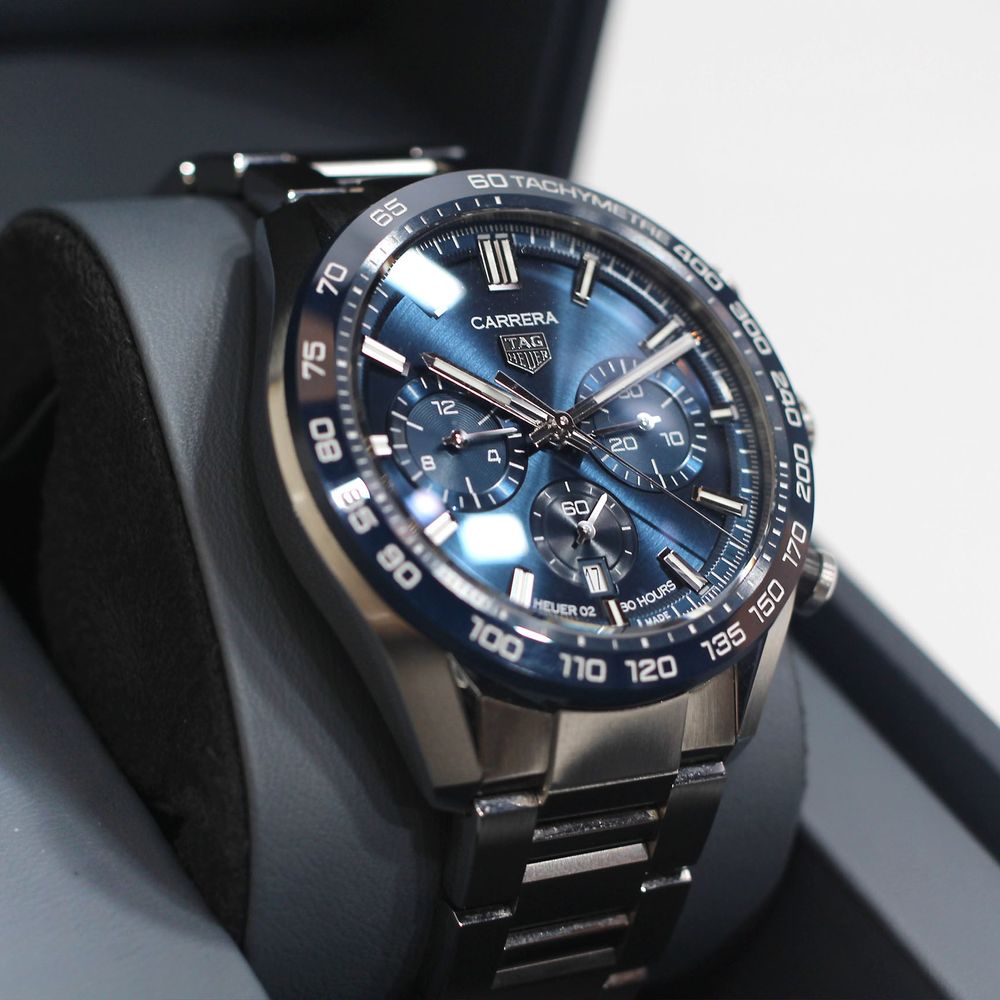 Tagheuer 태그호이어 까레라 크로노그래프 44mm 오토매틱 CBN2A1A.BA0643 상품 이미지 4