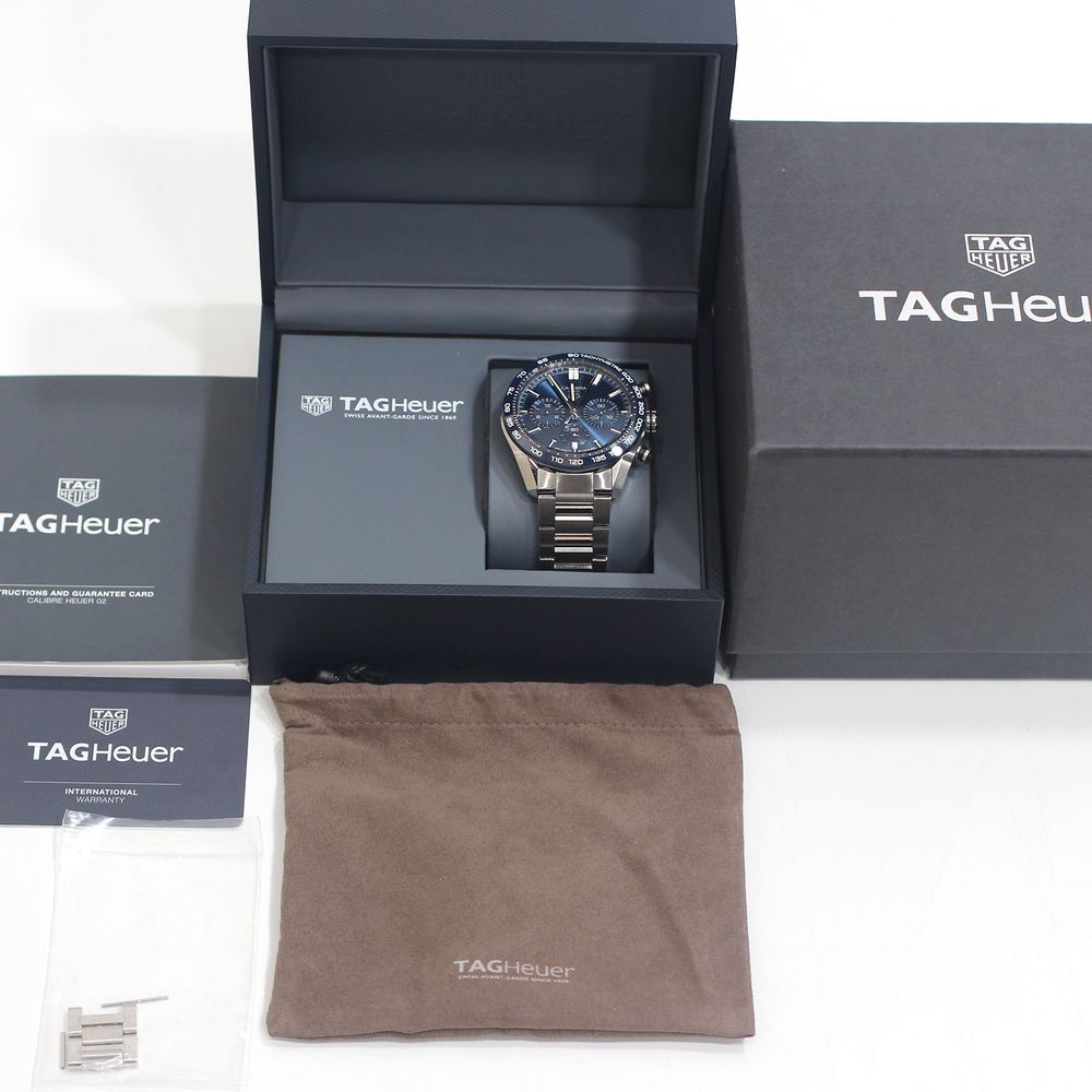 Tagheuer 태그호이어 까레라 크로노그래프 44mm 오토매틱 CBN2A1A.BA0643 상품 이미지 9