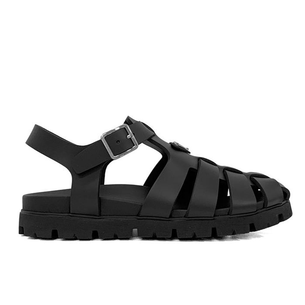 Prada 프라다 국내 26SS 프라다 2X3160 3LKK 삼각 로고 러버 피셔맨 샌들 상품 이미지 6