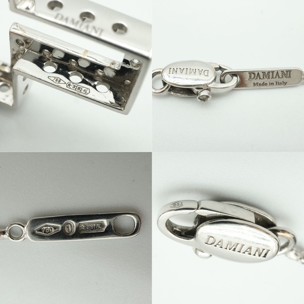 Damiani 다미아니 Damiani(다미아니) 20073459 18K 화이트 골드 0.42캐럿 다이아 루비 벨에포크 네크리스 목걸이 상품 이미지 10