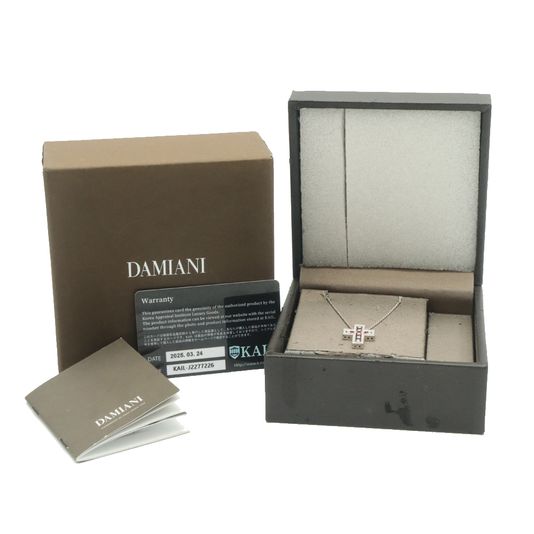 Damiani 다미아니 Damiani(다미아니) 20073459 18K 화이트 골드 0.42캐럿 다이아 루비 벨에포크 네크리스 목걸이 상품 이미지 3