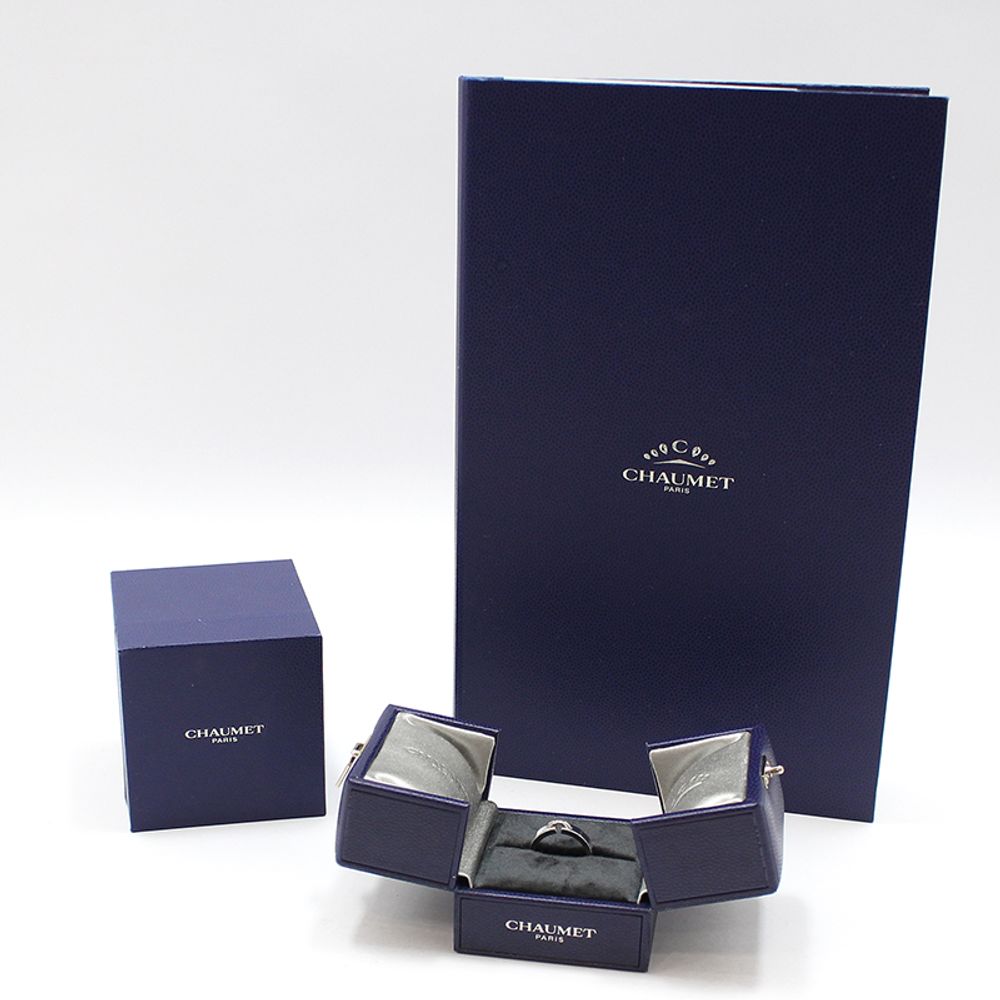Chaumet 쇼메 080315 화이트 골드 4MM 리앙 에비당스 5P 다이아 반지 48호 상품 이미지 2