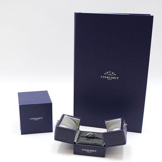 Chaumet 쇼메 080315 화이트 골드 4MM 리앙 에비당스 5P 다이아 반지 48호 상품 이미지 2
