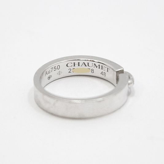 Chaumet 쇼메 080315 화이트 골드 4MM 리앙 에비당스 5P 다이아 반지 48호 상품 이미지 6
