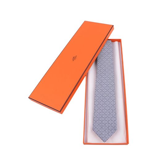 Hermes 에르메스 H 점보 타이 7cm H336287T 17 그리 상품 이미지 8