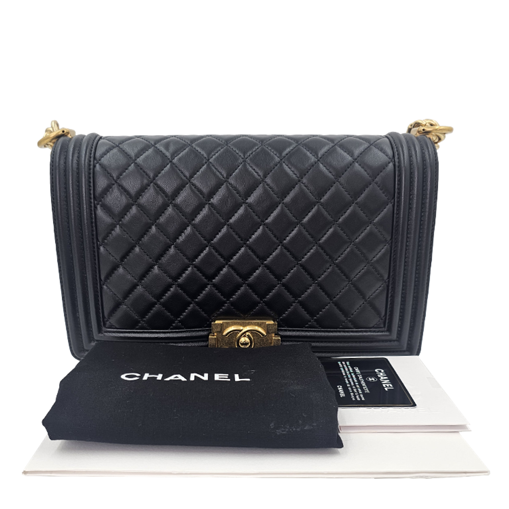 Chanel 샤넬 보이 플랩백 라지 21번대 A92193 4957 상품 이미지 3