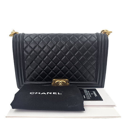 Chanel 샤넬 보이 플랩백 라지 21번대 A92193 4957 상품 이미지 3