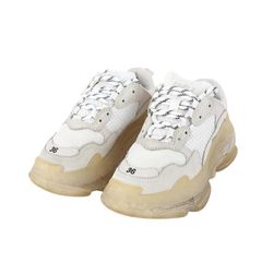 (중고명품)발렌시아가 544351W09E1 트리플S 스니커즈 클리어솔 36사이즈