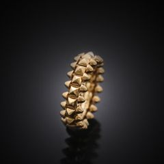 (중고명품)까르띠에 클래쉬 드 까르띠에링 18K 로즈골드 스몰 46호 6.4mm