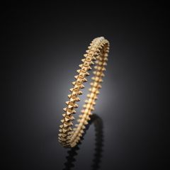 (중고명품)까르띠에 클래쉬 드 까르띠에 브레이슬릿 18K 로즈골드 미듐 19호