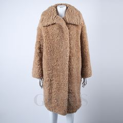 에르메스 카멜 퍼 코트