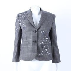 톰브라운 플라워 자수 자켓