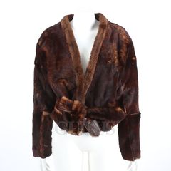 드리스반노튼 퍼 자켓