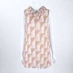 펜디 실크 민소매 블라우스