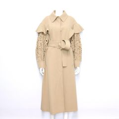 끌로에 22FW 로더리 앵클레이스 울 여성 트렌치코트aa35149