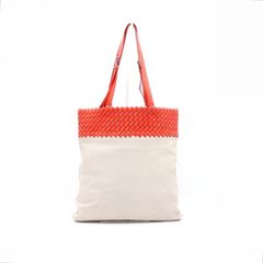 보테가 베네타 인트레치아토 레드 투톤 여성 숄더백aa38435