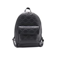구찌 658579 블랙 GG 엠보싱 남녀공용 백팩aa37903