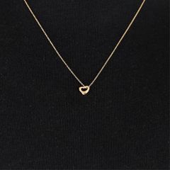 티파니 18K로즈골드(핑크골드) 엘사 퍼레티 오픈 하트 7mm 목걸이aa40325