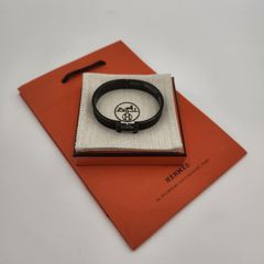 에르메스 남성용 클릭아슈 브레이블릿 팔찌 매트 블랙 T5 H703203FK01