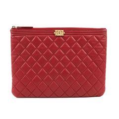 CHANEL 샤넬 캐비어 보이 클러치