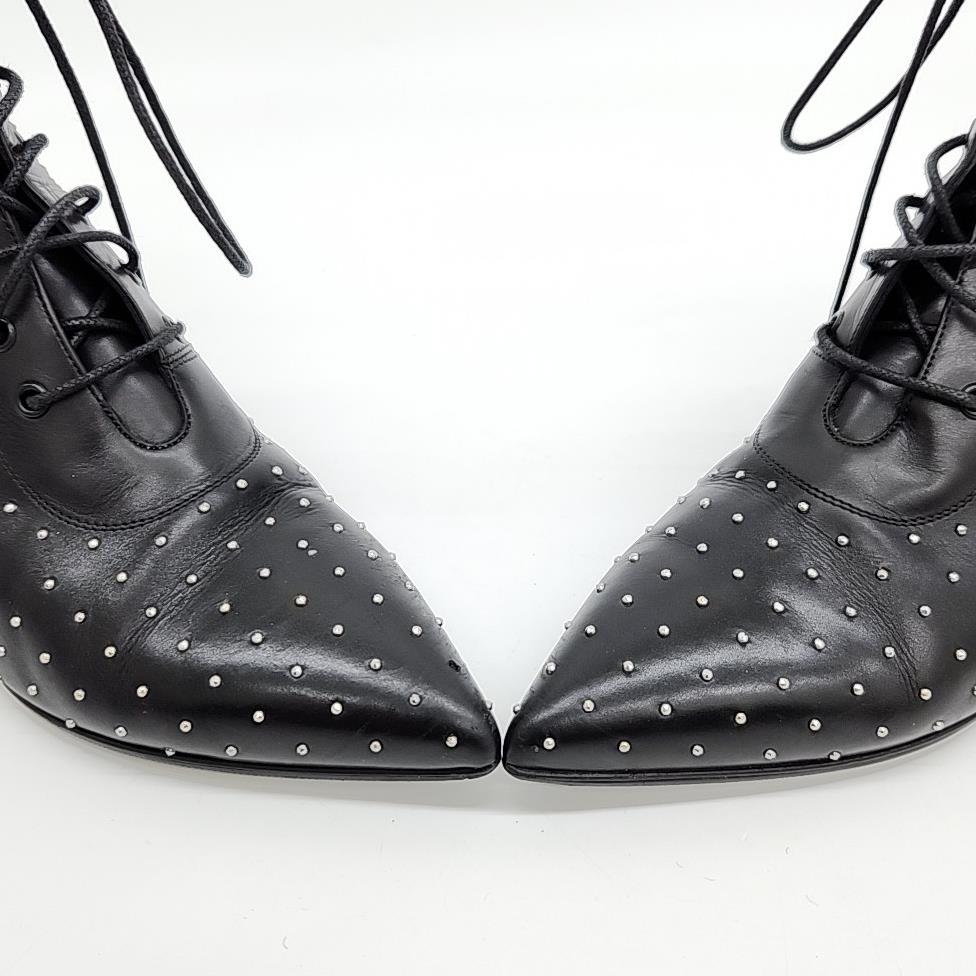 SAINT LAURENT Yves Studded Ankle Boots 123457 | eBay