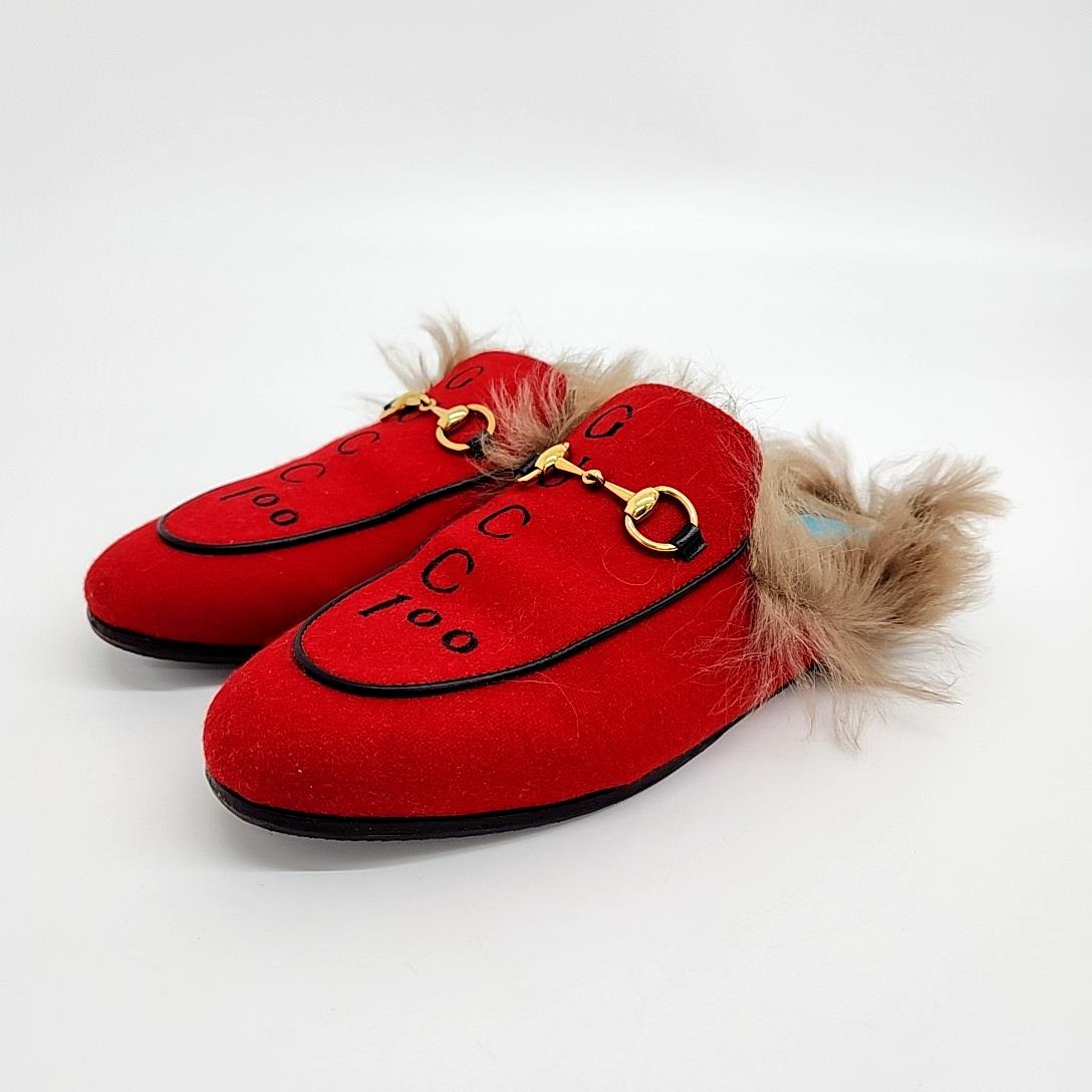 GUCCI 100th Anniversary Horsebit Fur Loafer 119016 | eBay display picture 1
