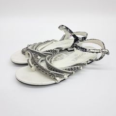 샤넬 체인 샌들