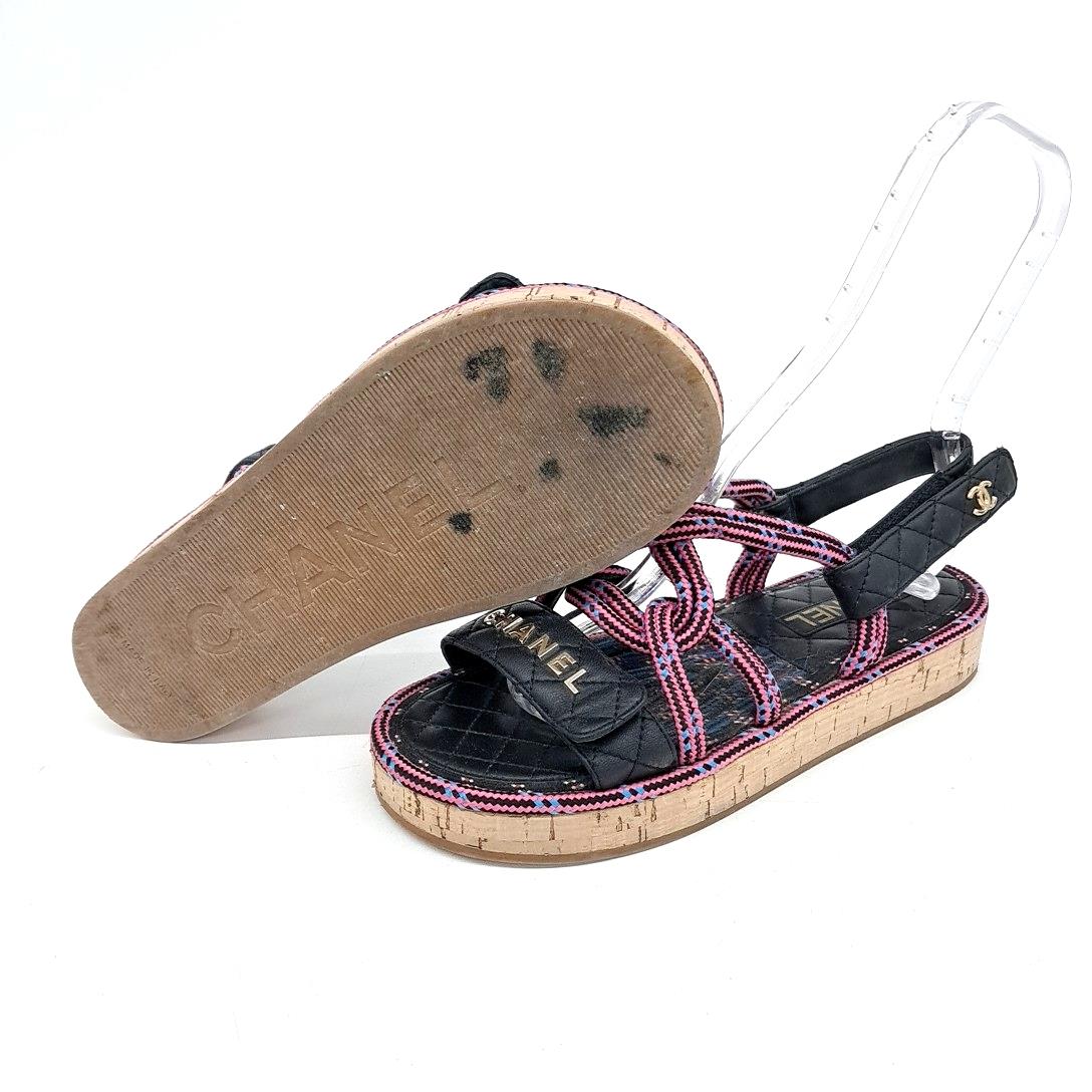 CHANEL Rope Sandals 122907 | eBay