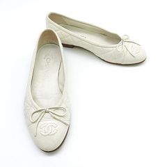 샤넬 퀼팅 플랫슈즈